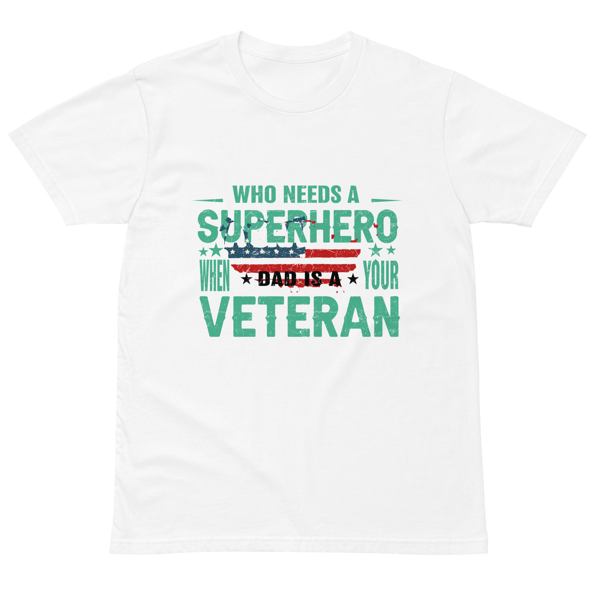 Dad, the Real Superhero - Inspirational T-shirt for Father's Day - - T-shirts