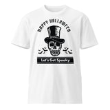 Hauntingly Stylish - Happy Halloween Premium Tee - White - T-Shirts