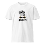 Majestic Mom - Embrace Mom's Royalty in Our Regal Tee - White - Print Material