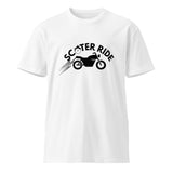 Scoot into Memories - Explore the Open Road with Our Dynamic Tee - White - T.shirts