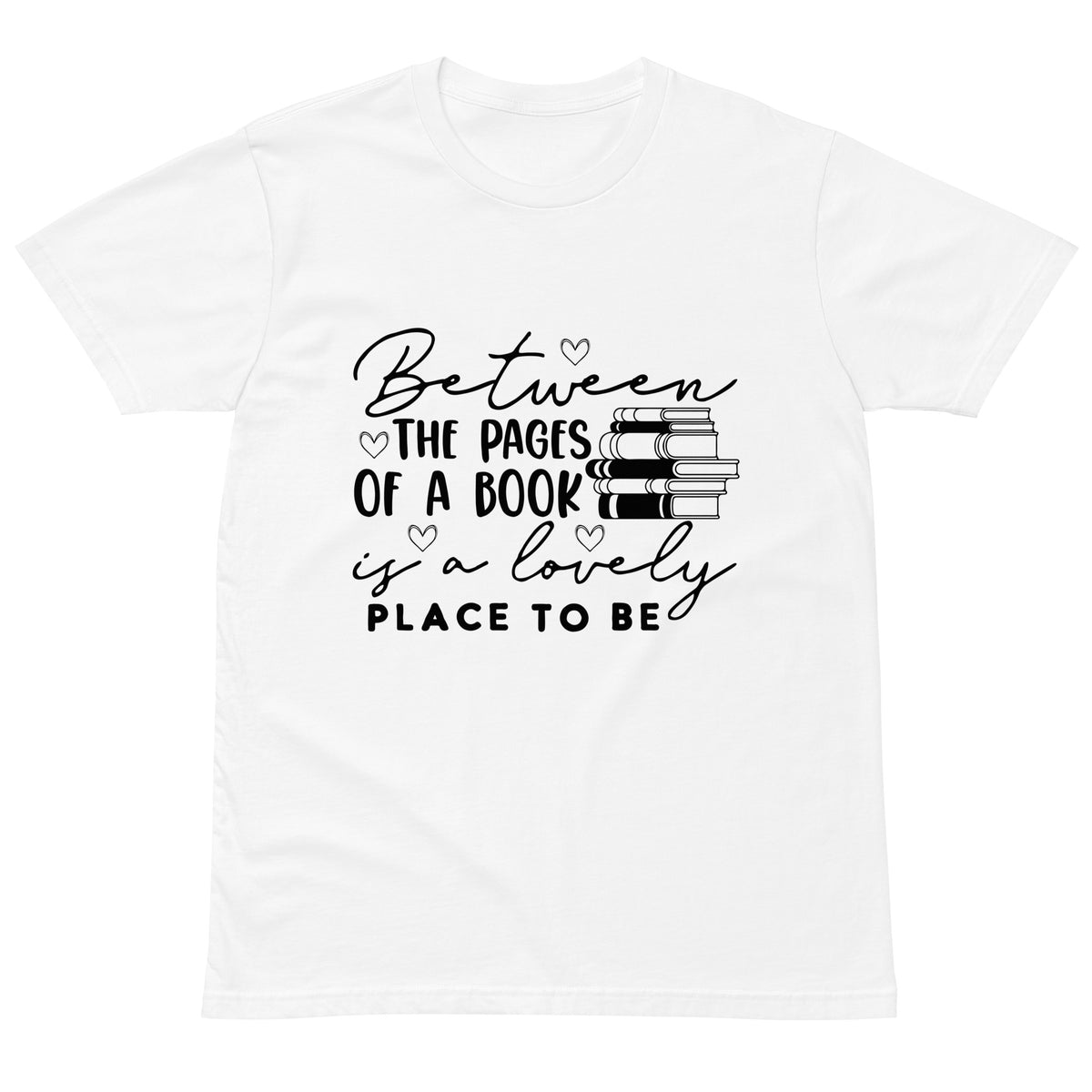 Between the Pages - Literary Inspiration Unisex Tee - - Comfortable Men's Tees Comfortable Women's Tees