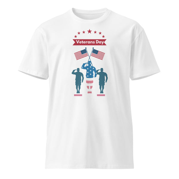 Patriotic Pride - Happy Veterans Day T-Shirt - -