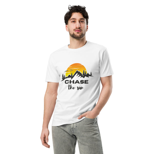 Chase the Sun - Nature’s Harmony Tee - White - T-shirts