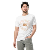 Vibrant Rays - Shine Brighter Unisex Tee - White - T.shirts