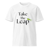 Leap Into Inspiration - Motivational Frog T-Shirt - - T.shirts