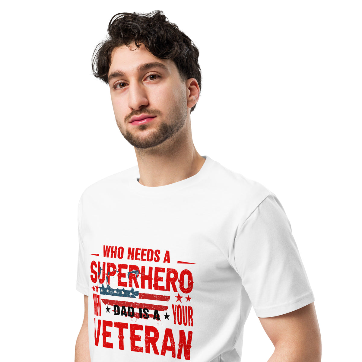 Dad, the Real Superhero - Inspirational T-shirt for Father's Day - - T-shirts