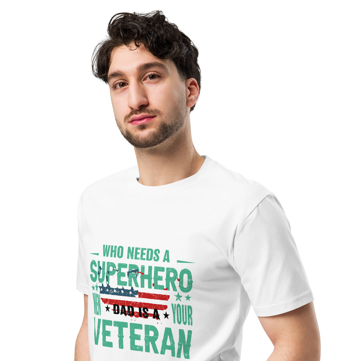 Dad, the Real Superhero - Inspirational T-shirt for Father's Day - - T-shirts