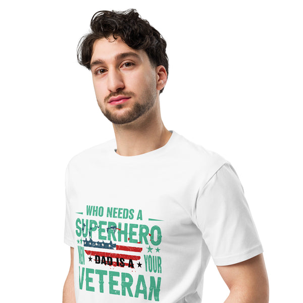 Dad, the Real Superhero - Inspirational T-shirt for Father's Day - - T-shirts