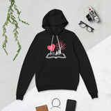 Love in Bloom - Happy Anniversary Hoodie - Black -