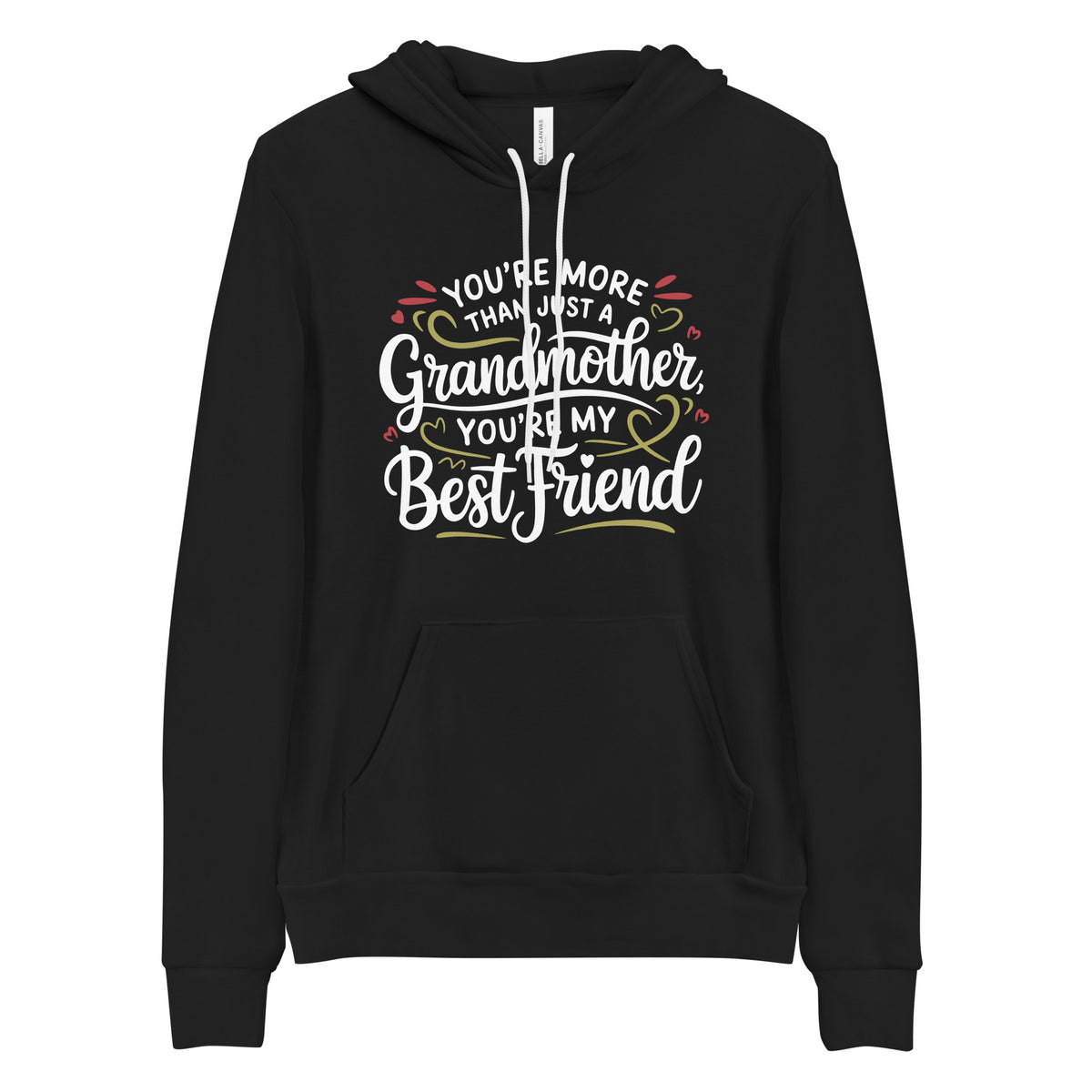 My Best Friend, My Grandma - A Granddaughter’s Tribute - Black - Hoodies