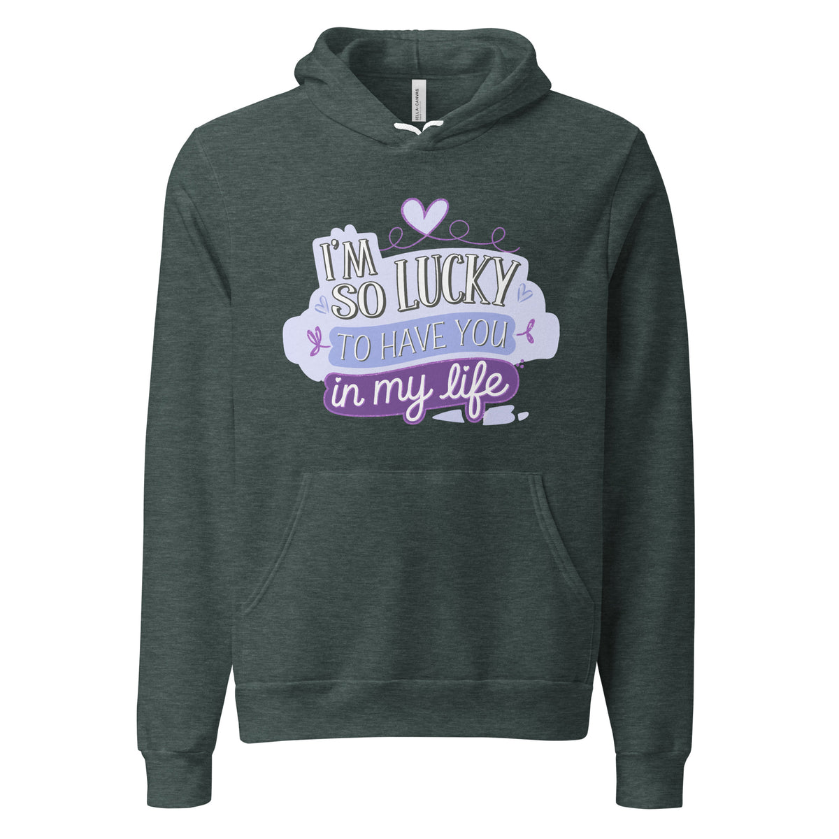 Lucky in Love - A Romantic Gift for Your Partner - - Hoodies