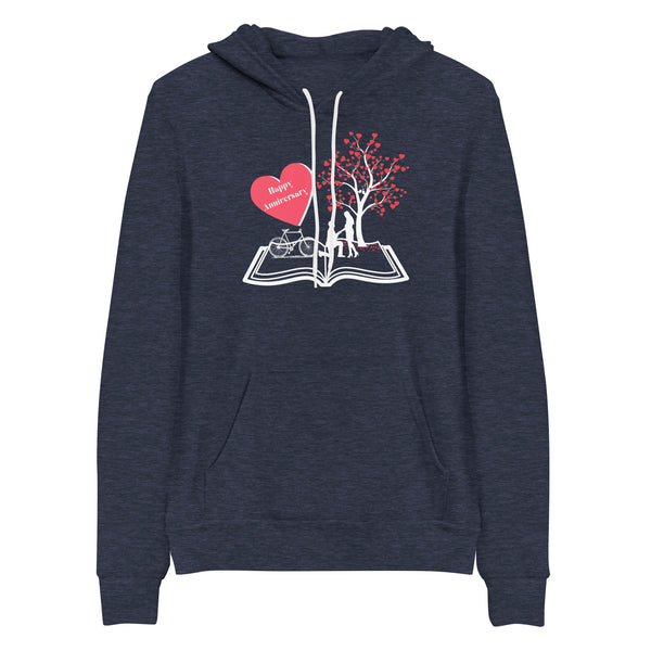 Love in Bloom - Happy Anniversary Hoodie - -