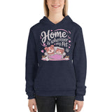 Home is Wherever My Pet Is – A Cozy Tribute for Pet Lovers - Heather Navy - Hoodies