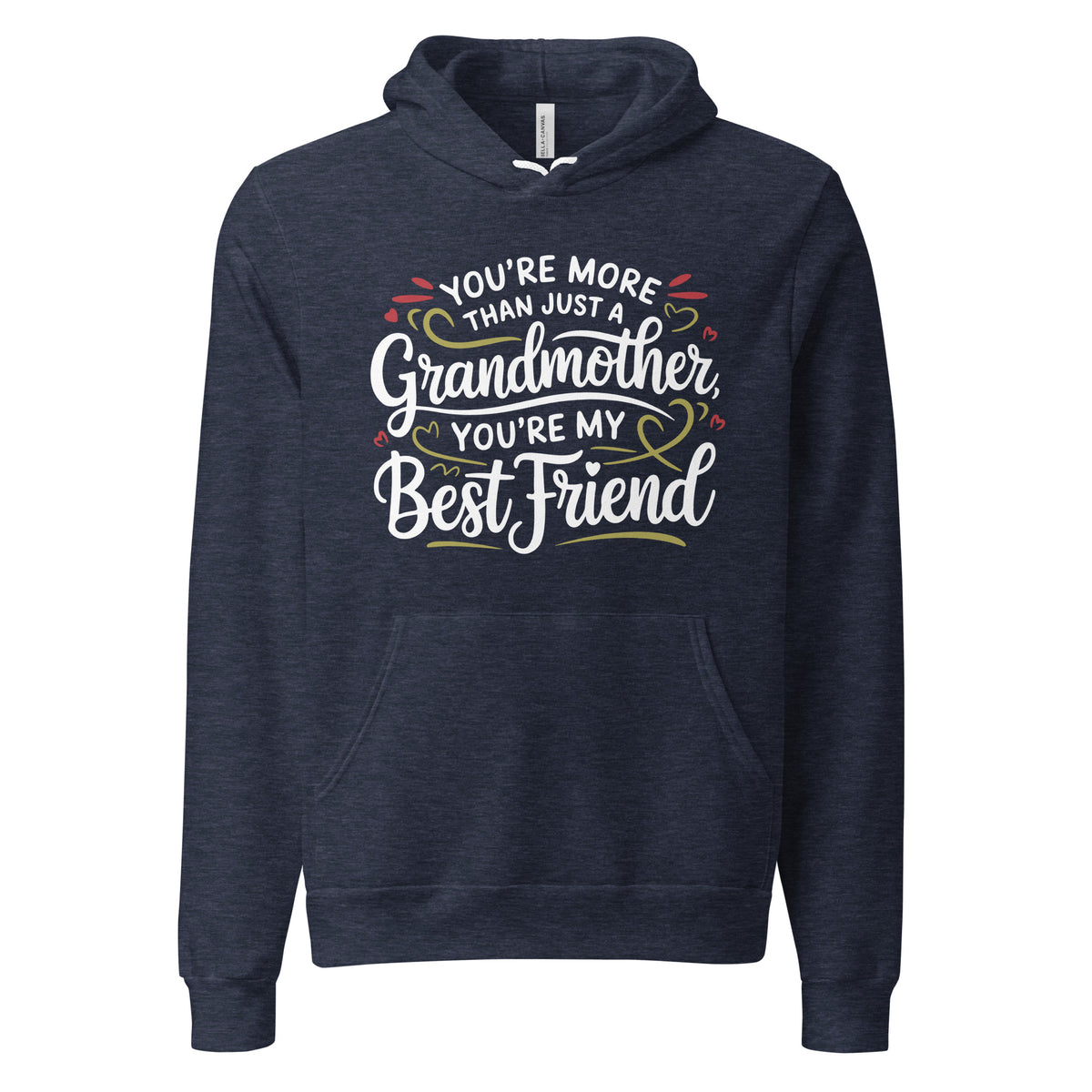 My Best Friend, My Grandma - A Granddaughter’s Tribute - Heather Navy - Hoodies