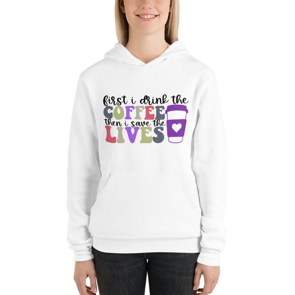 Savor the Moments - Coffee Cup Textline Unisex Hoodie - - Hoodies