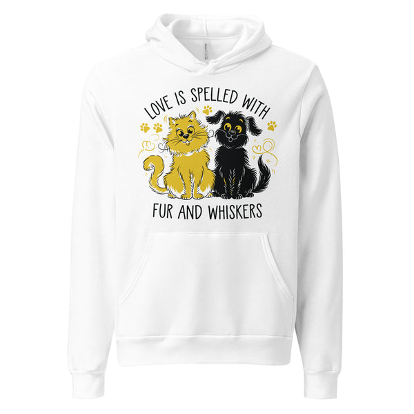 Furry Companions - Love in Every Paw Print - - Hoodies