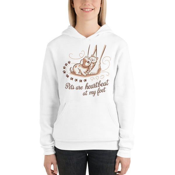 Heartbeat at My Feet - A Tribute to Pet Companionship - 2XL - Hoodies