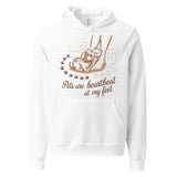 Heartbeat at My Feet - A Tribute to Pet Companionship - - Hoodies