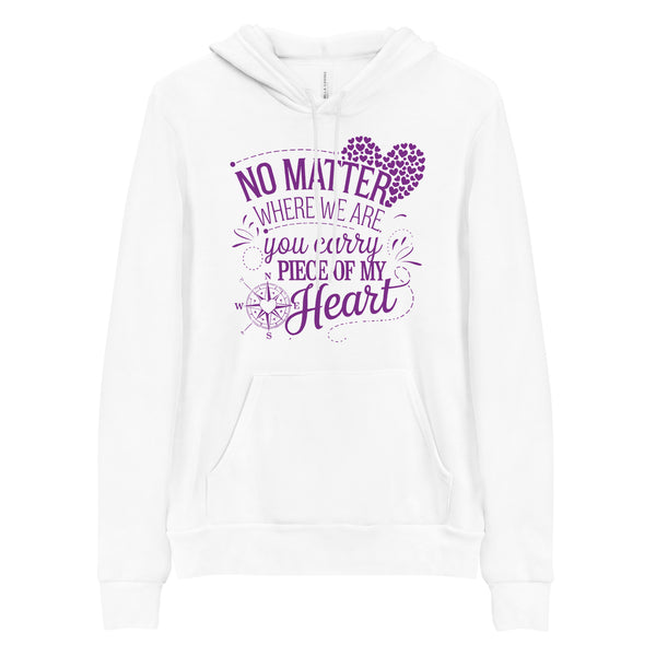 You Carry My Heart - No Matter the Distance - 2XL - Hoodies