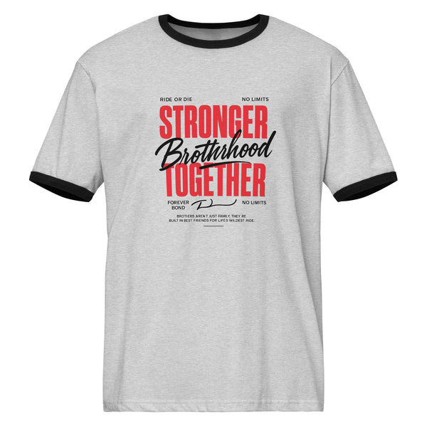 No Limits Brotherhood Unisex Ringer T-shirt – Perfect Gift - - T-Shirts