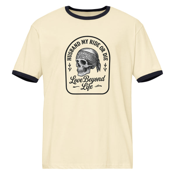 Retro Love Beyond Life Ringer Tee – Perfect Husband Gift - - T-Shirts