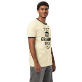 Grandfather Roots of Strength Unisex Ringer T-shirt – Gift - - T-Shirts