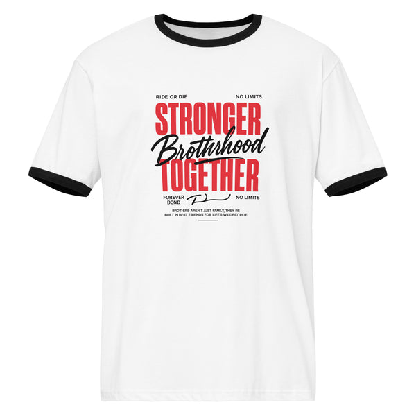 No Limits Brotherhood Unisex Ringer T-shirt – Perfect Gift - - T-Shirts