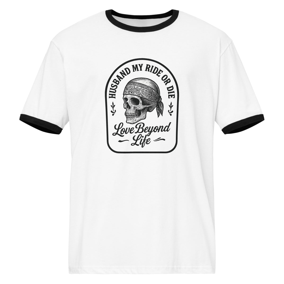 Retro Love Beyond Life Ringer Tee – Perfect Husband Gift - - T-Shirts