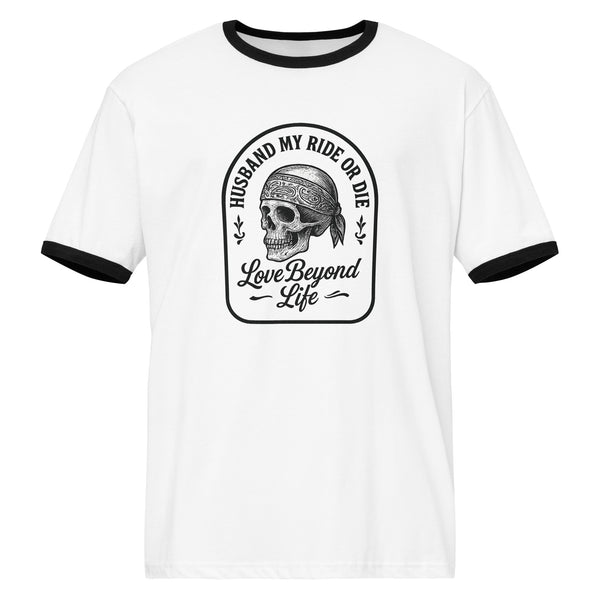 Retro Love Beyond Life Ringer Tee – Perfect Husband Gift - - T-Shirts