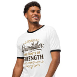 Grandfather Roots of Strength Unisex Ringer T-shirt - - T-Shirts