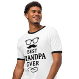 Grandfather Roots of Strength Unisex Ringer T-shirt – Gift - - T-Shirts