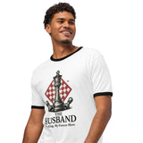 Retro Chess King Husband Ringer Tee – Perfect Love Gift - - T-Shirts