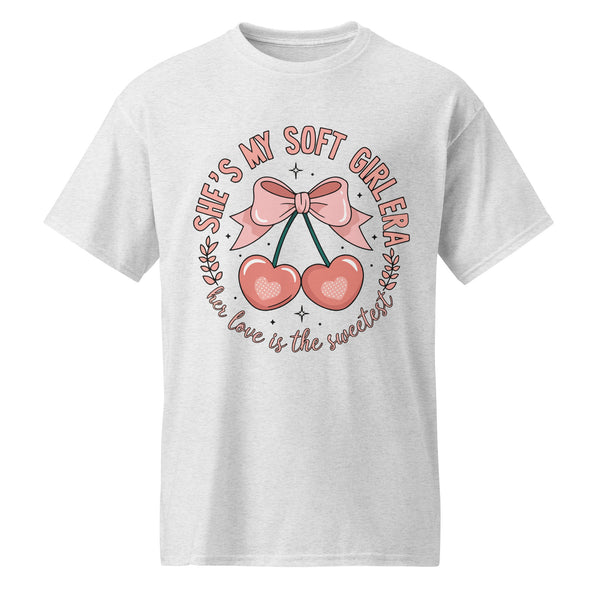 DryBlend® Soft Girl Era T-Shirt Gift for Her - Ash - T-shirt