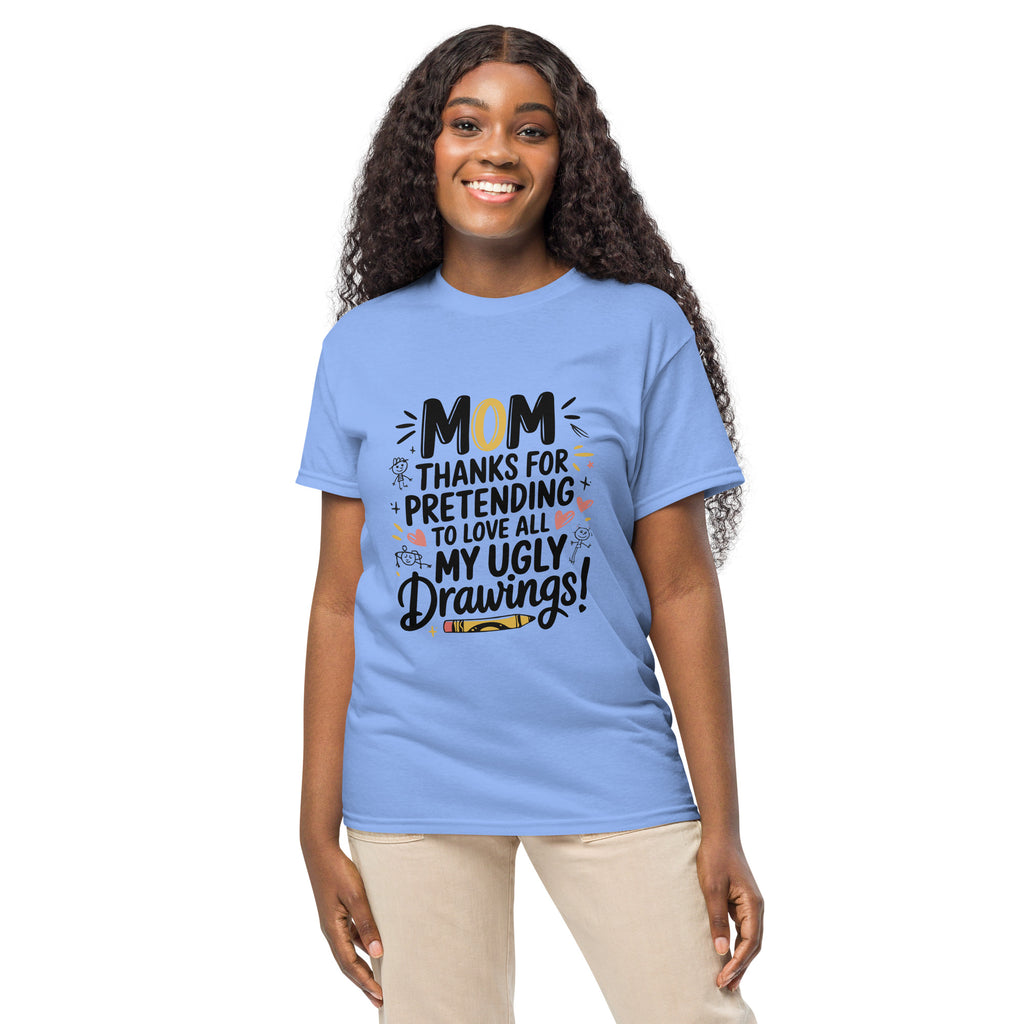 Mom’s Art Gallery – A Funny Mother’s Day Tee - Carolina Blue - T-Shirts