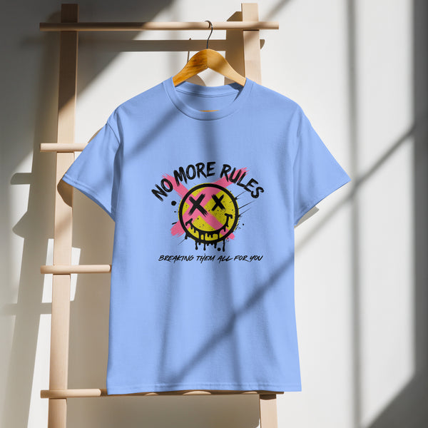 No More Rules DryBlend® T-Shirt for Her – Bold & Fierce - Carolina Blue - T-shirt