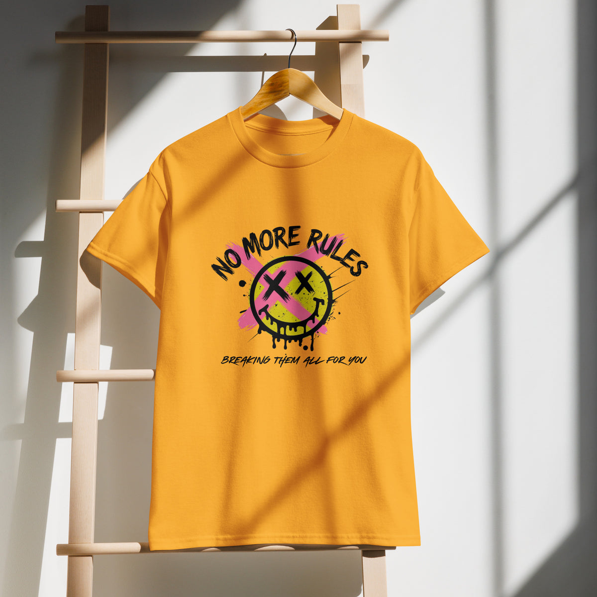 No More Rules DryBlend® T-Shirt for Her – Bold & Fierce - Gold - T-shirt