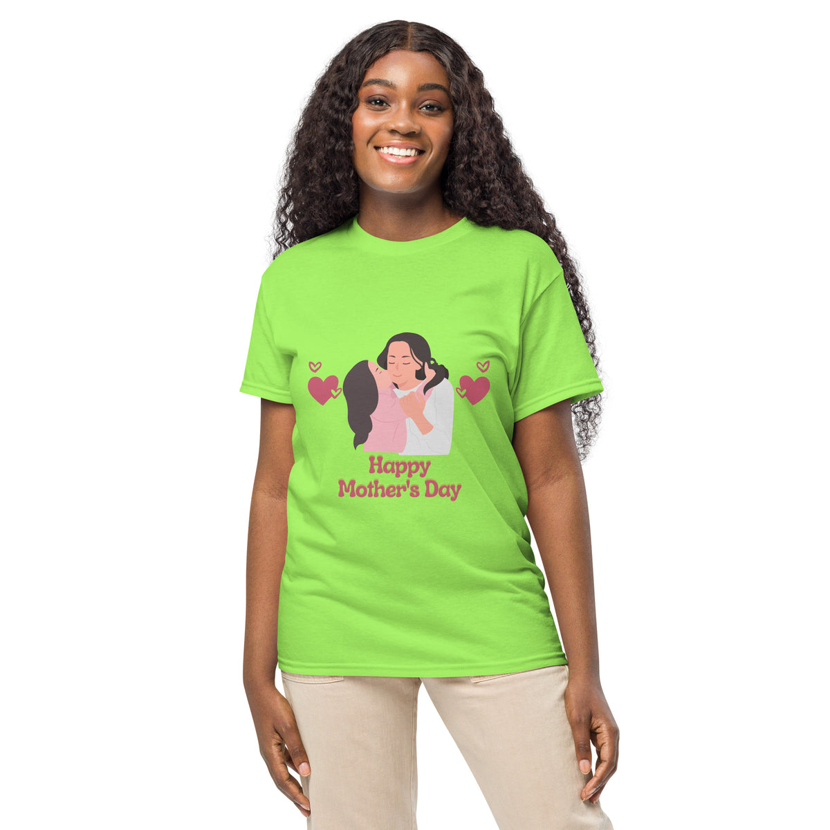 Embrace of Love - Mother's Day Heartfelt Edition - Lime - T-shirts
