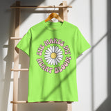 DryBlend® Daisy Love T-Shirt Gift for Her - Lime - T-shirt