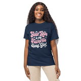 DryBlend® T-Shirt for Her – “Your Love” Music-Inspired Gift - Navy - T-shirt