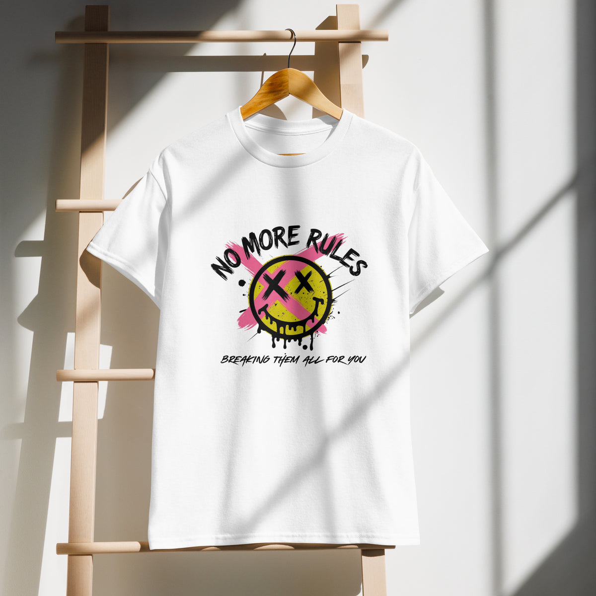 No More Rules DryBlend® T-Shirt for Her – Bold & Fierce - White - T-shirt