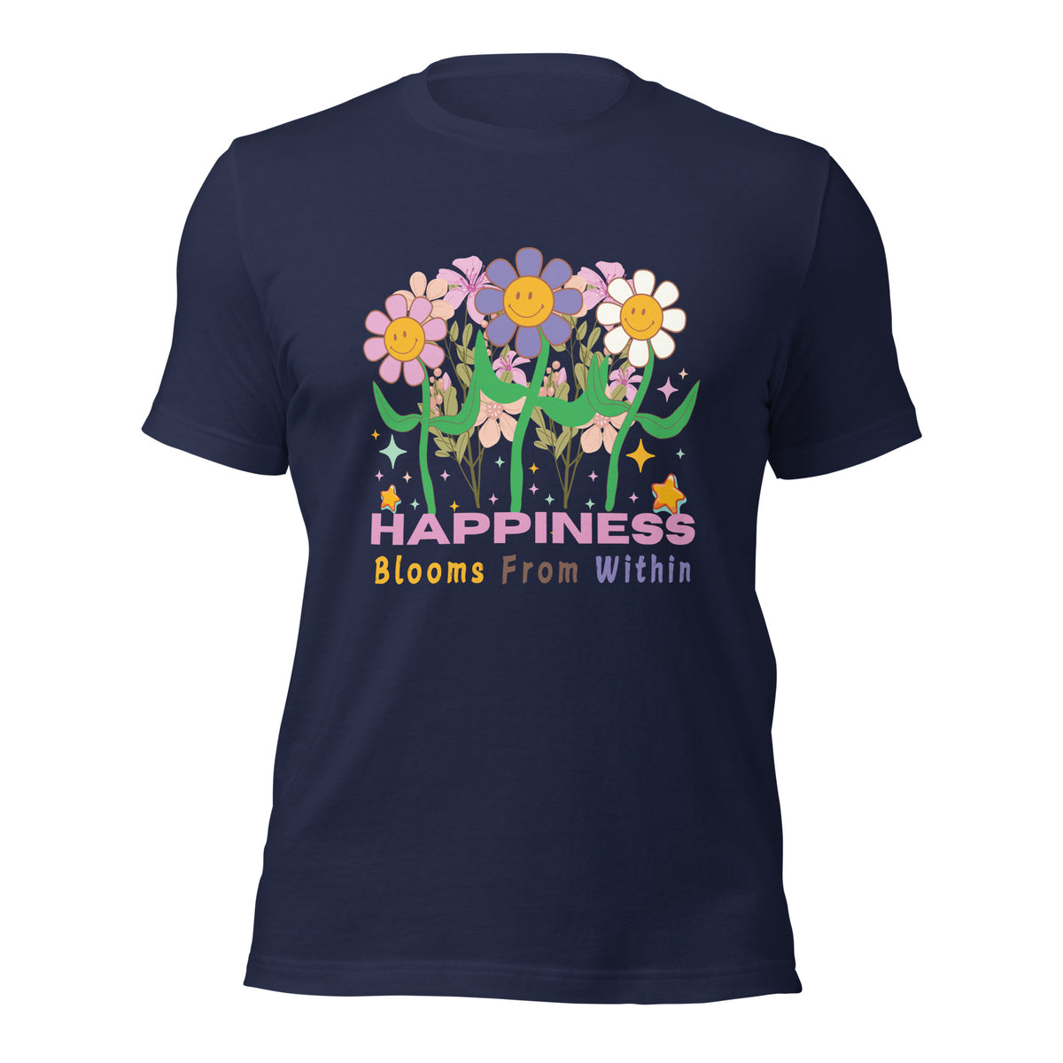 Bright Blooms - Inner Happiness T-Shirt - - T-shirts