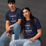 Radiate Success - Thrive & Shine Shirt - Navy - T.shirts