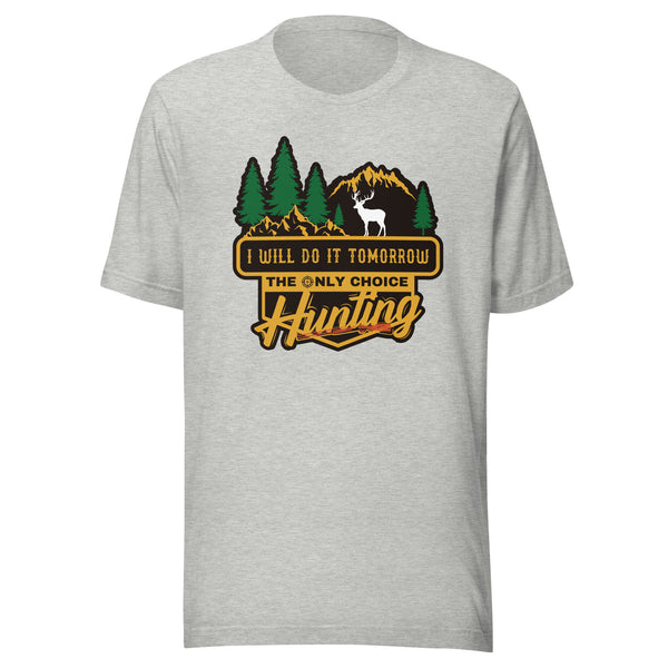 Tomorrow's Promise - The Hunting Deer Tee - Athletic Heather - Print Material