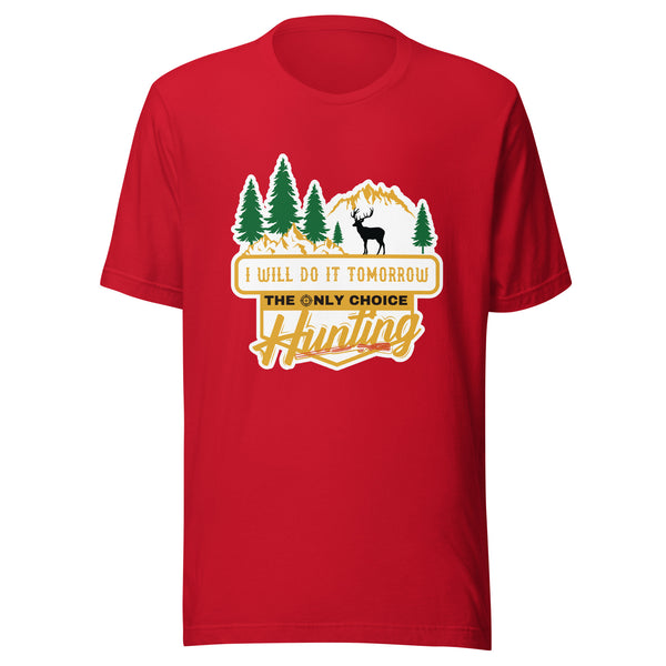 Tomorrow's Promise - The Hunting Deer Tee - Red - Print Material