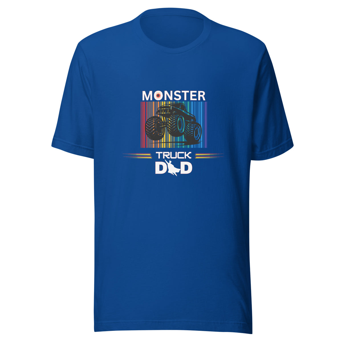 Dad's Adventure Gear - Monster Truck Nostalgia Tee - True Royal - T-shirts