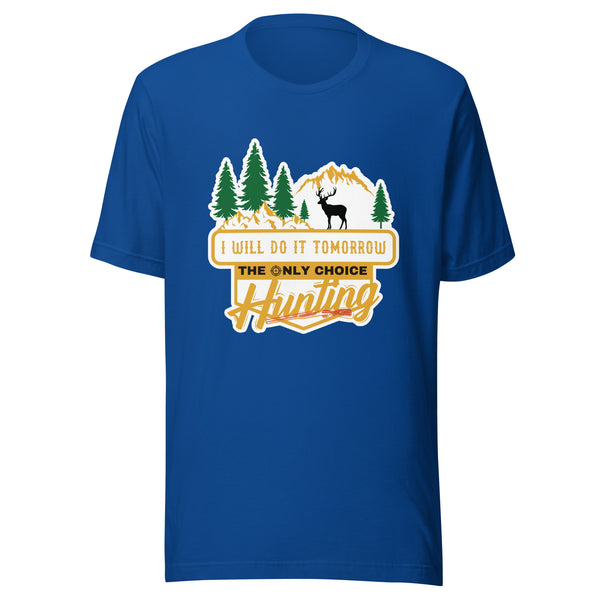 Tomorrow's Promise - The Hunting Deer Tee - True Royal - Print Material