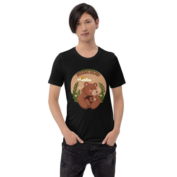 Nostalgic Hug - Mama Bear's Embrace Forever T-Shirt - - Print Material