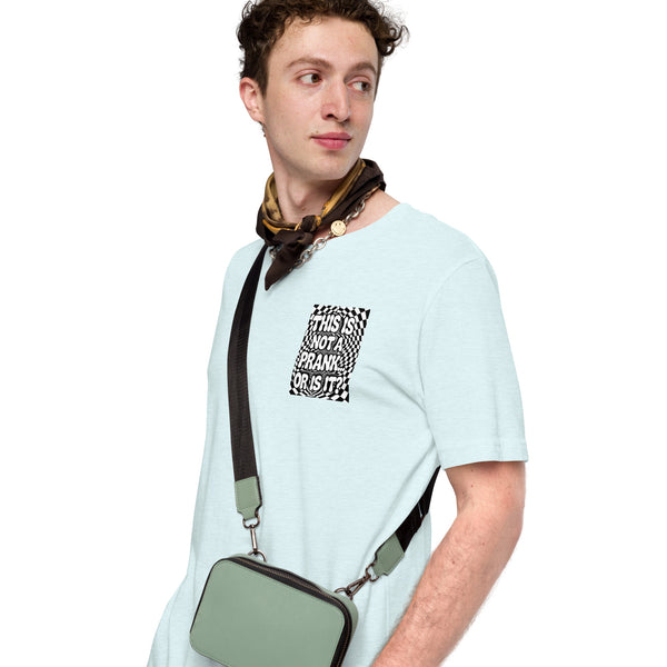 Optical Illusion Tee for April Fool’s Gifting - Heather Ice Blue - T-shirt