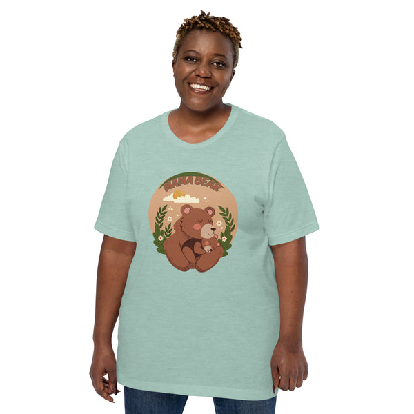 Nostalgic Hug - Mama Bear's Embrace Forever T-Shirt - - Print Material