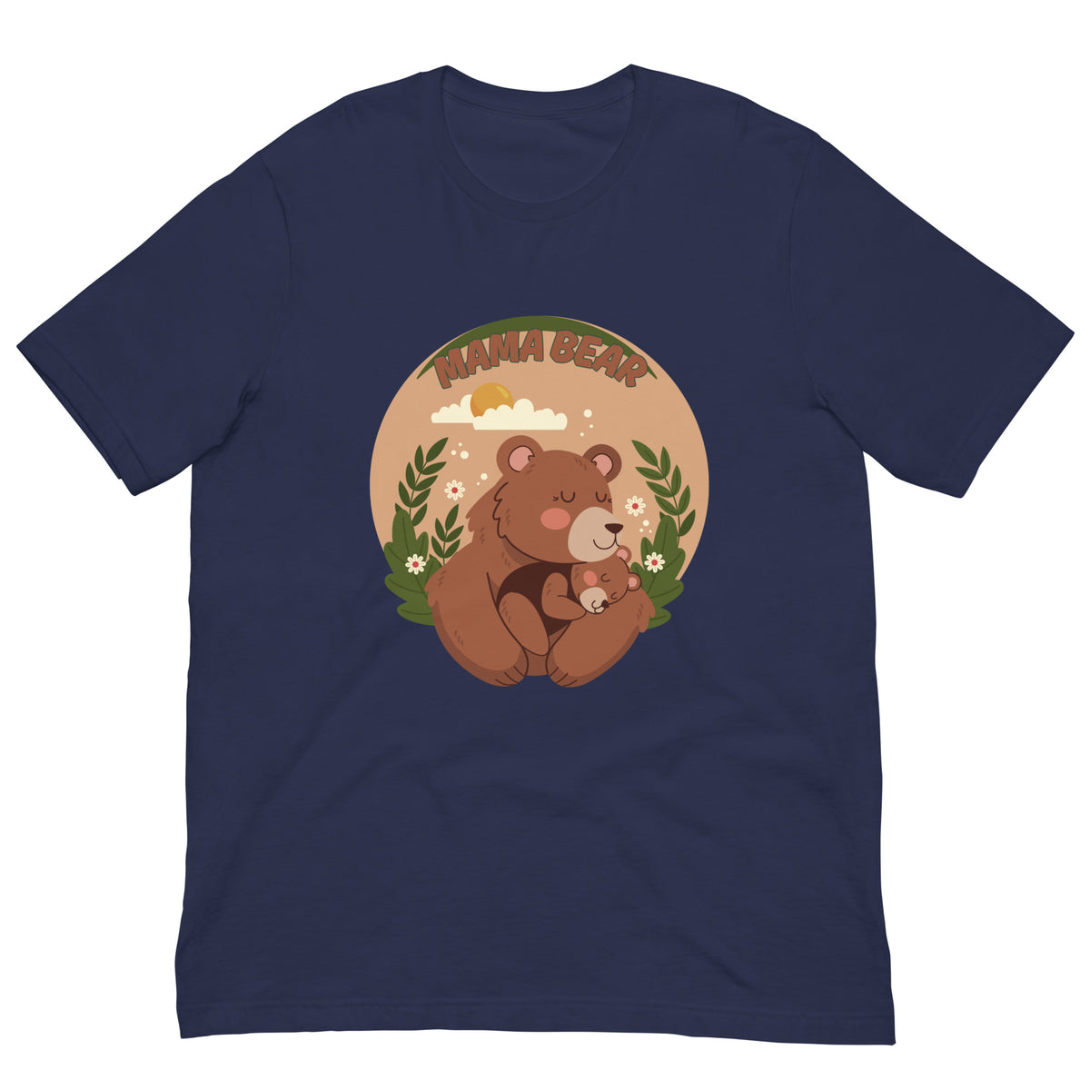 Nostalgic Hug - Mama Bear's Embrace Forever T-Shirt - - Print Material